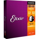 Elixir Nanoweb Light Acoustic Phosphor Bronze 16052