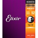 Elixir Nanoweb Custom Light Acoustic Phosphor Bronze 16027
