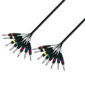 Adam Hall 3Star Multicore 8 x TS-TS 5m