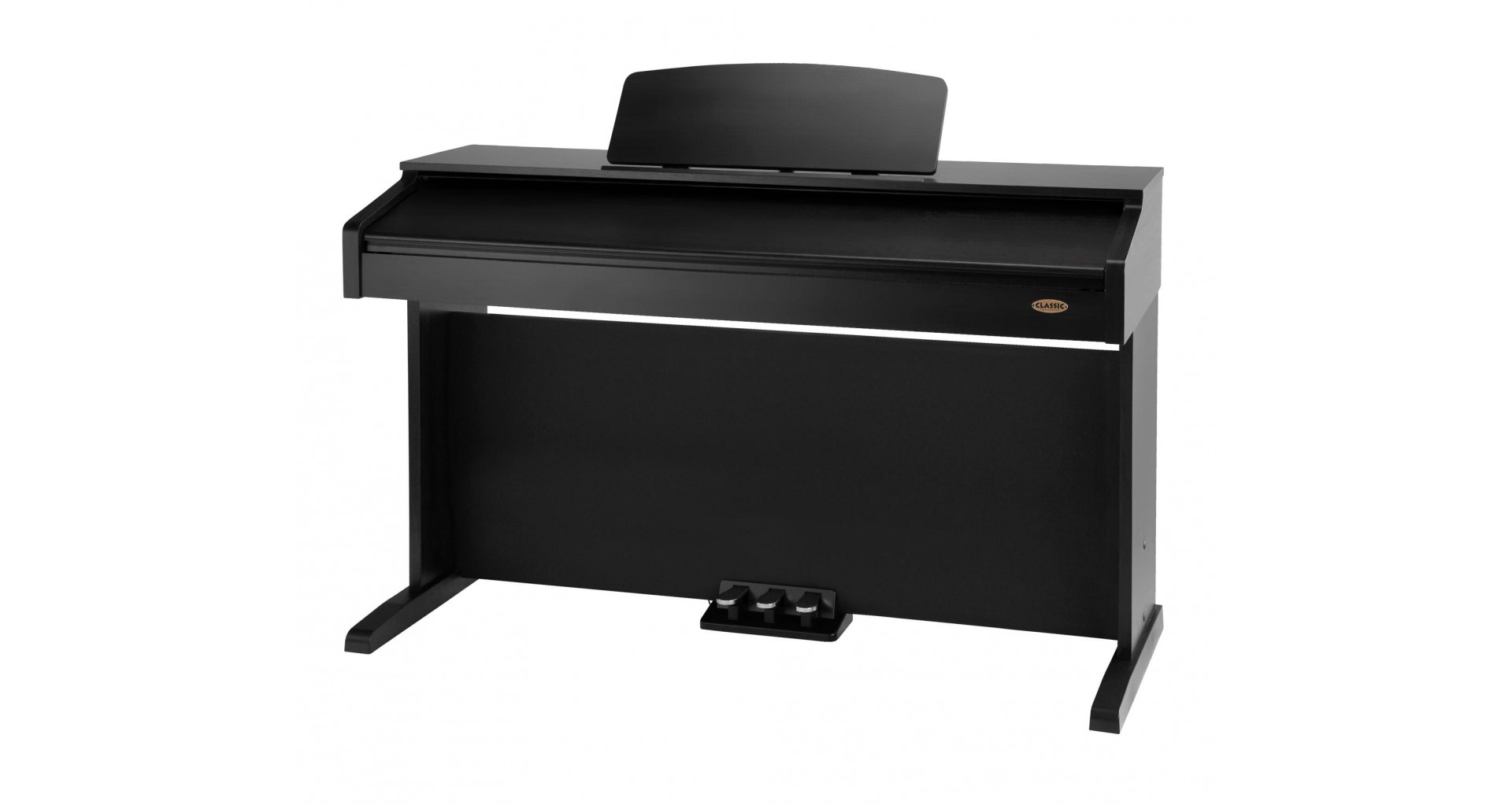 Piano Numérique Classic Cantabile DP-210 SM - 88 Touches Lestées, 26 Sons, 3 Pédales - Noir Mat