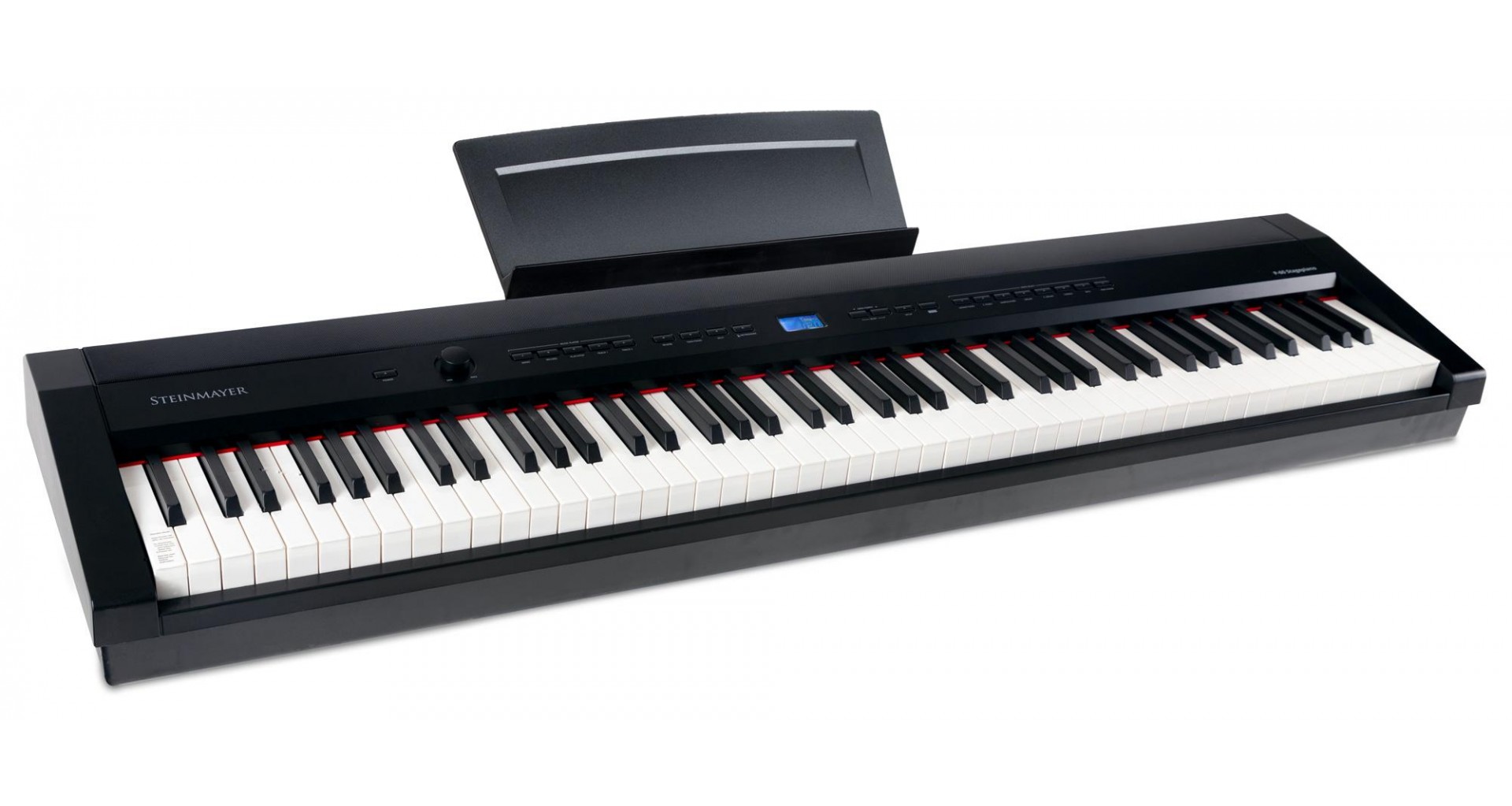 Steinmayer STP-60 Support 3 Pédales Pour Piano Numérique P-60 - Noir - Transformez Votre Piano De Scène En Véritable Piano Droit !