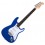 Rocktile ST Pack Electric Guitar Set, Blue, incl. amp, bag, tuner, cable, strap, strings
