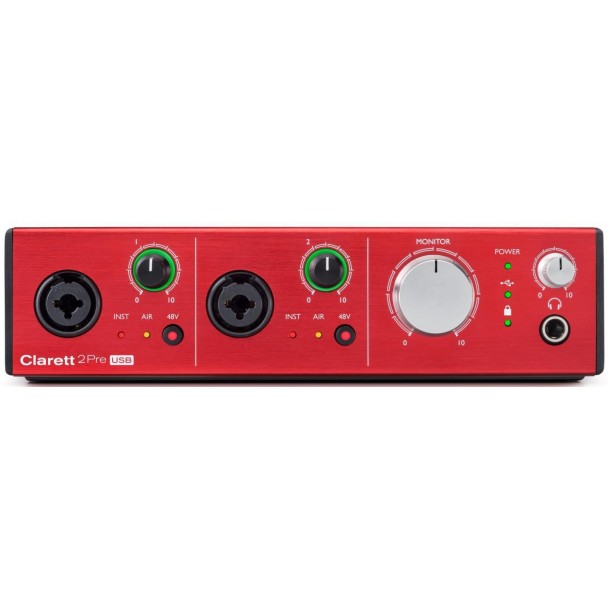 DTM・DAW FOCUSRITE Clarett+ 2 Pre USB Focusrite Clarett 2Pre USB - Zeedo Shop