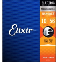 Elixir Nanoweb Light 7 String 12057