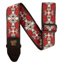 Ernie Ball 4695 Jacquard Strap Red Trellis