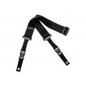 DiMarzio DD 2200BK 2 Inch Nylon ClipLock Black