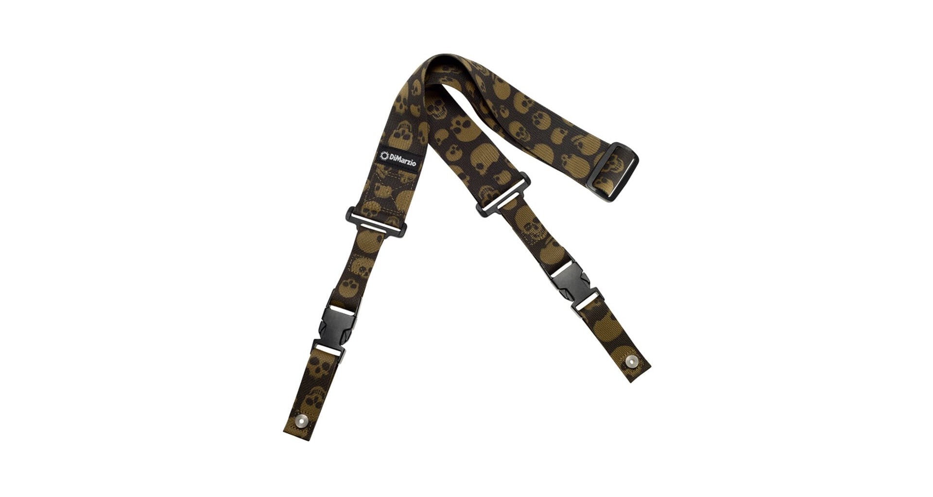 DiMarzio DD 2200MGSK Clip Lock Strap Cordura Camo Skulls Curea de chitara - Zeedo Shop