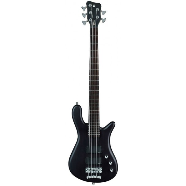 Warwick Rockbass Streamer Standard 5 Black OFC Chrome Chitara bass