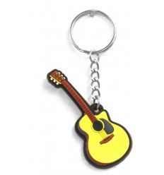 Musician Designer Music Key Chain Acoustic Guitar