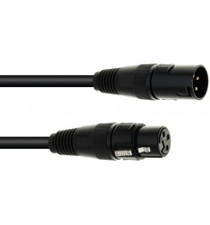 Eurolite DMX XLR 3-pin 1m BK