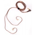 KZ Acoustics Transparent & Black Cable C PIN NO MIC