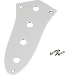 Fender Jazz Bass Control Plate, 4-Hole (Chrome)