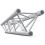 Milos Pro-30 Triangle G Truss - Straight - 500 mm - Silver