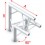 Milos Pro-30 Triangle G Truss - apex up - 500 mm