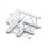 Milos Pro-30 Square G Truss - Corner - 90° - Silver