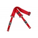 DiMarzio DD 2200RD Clip Lock Strap Nylon Red