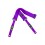 DiMarzio DD 2200V Clip Lock Strap Nylon Purple
