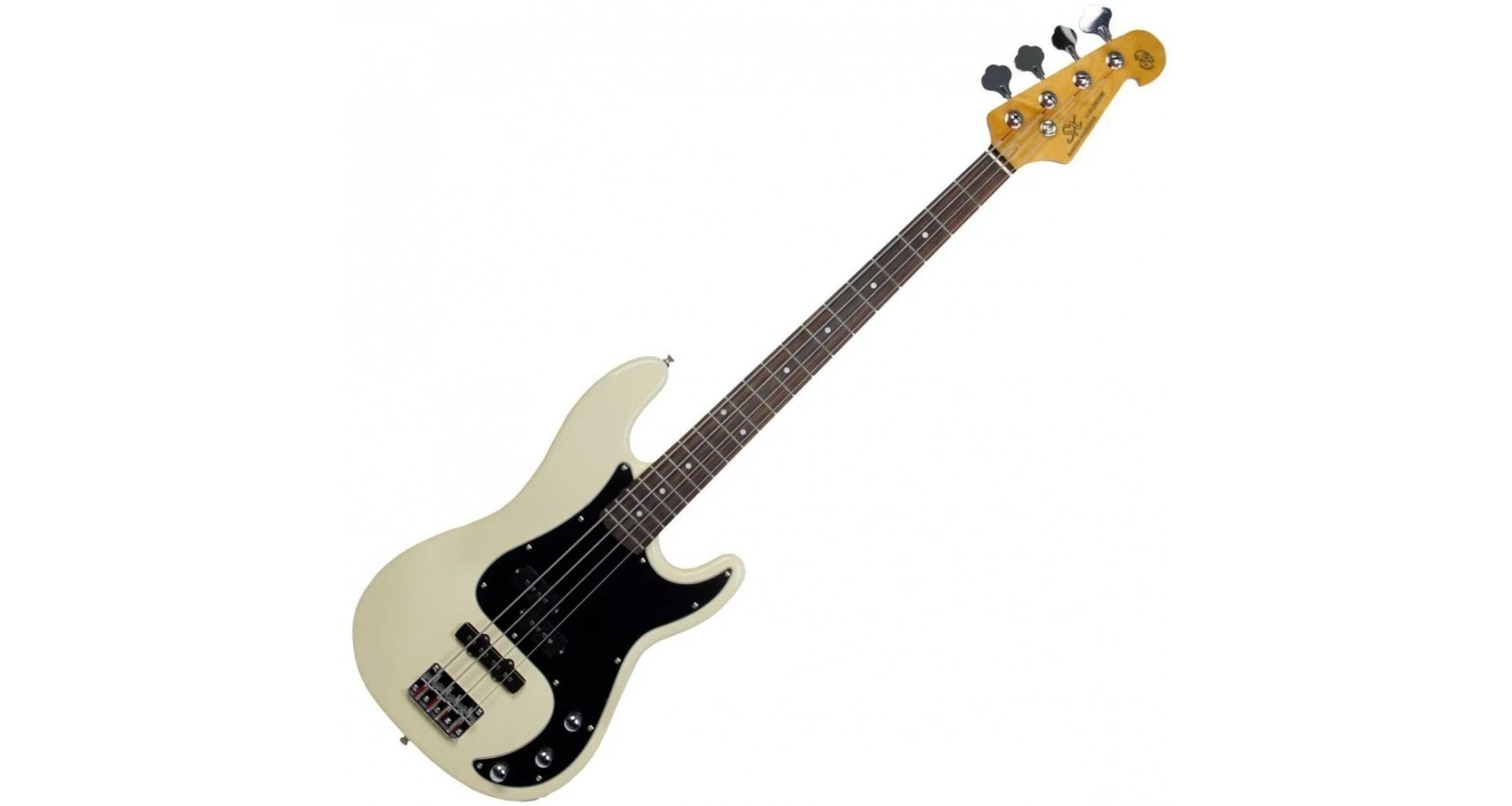 SX Guitars SPJ62-VWH Chitara bass electrica - Zeedo Shop