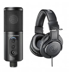 Pachete Zeedo Shop Bundle microfon USB + casti Audio-Techica