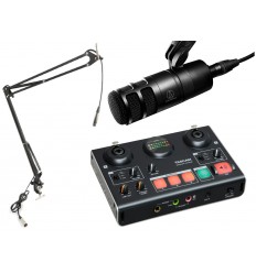 Pachete Zeedo Shop Tascam US-42B MiNiSTUDIO CREATOR + Casti Audio Technica AT2040 + Vonyx Table Microphone Arm