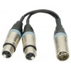KLOTZ XLR-YMERGE XLR tata - 2 x XLR mama 0.2 m