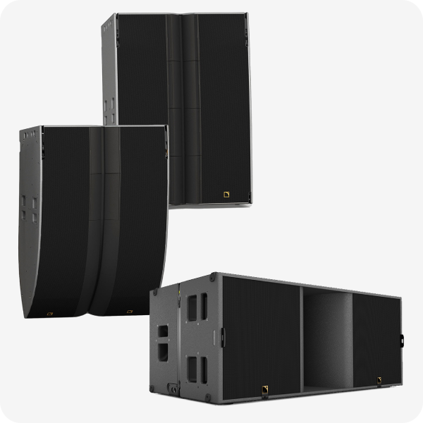 L-Acoustics 2 x L2 + 2 x L2D + 8 x KS28 Sisteme line array long