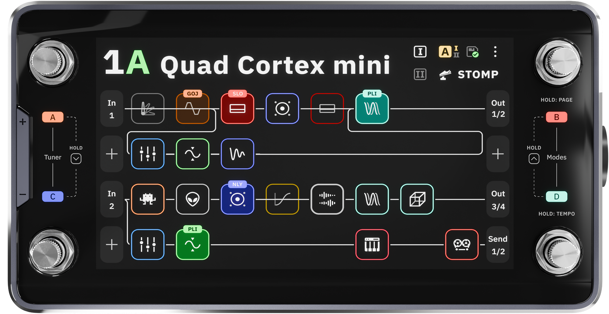 Neural DSP Quad Cortex mini Procesor/modeler flagship pentru